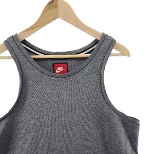 NIKE Sportswear Tech Fleece Tank Basketball Gym Work Out Wear 727353-091 Grey